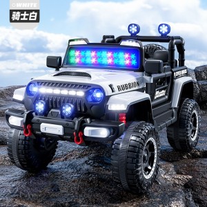 儿童电动车四轮越野汽车遥控玩具车可坐人男女小孩1-6岁宝宝童车