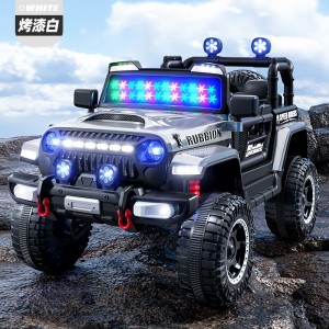 儿童电动车四轮越野汽车遥控玩具车可坐人男女小孩1-6岁宝宝童车