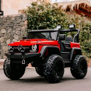 儿童电动汽车牧马人大号四轮越野车宝宝玩具车可坐大人双人遥控车