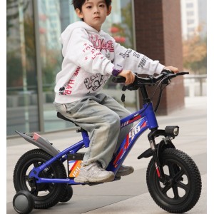 新款儿童自行车新款电动车大童男孩女孩二轮电动平衡车