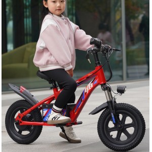 新款儿童自行车新款电动车大童男孩女孩二轮电动平衡车
