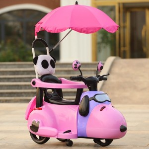New electric motorcycle tricycle for kids, rechargeable toy car, 6 months old, 6 months old, lightweight stroller