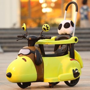 New electric motorcycle tricycle for kids, rechargeable toy car, 6 months old, 6 months old, lightweight stroller