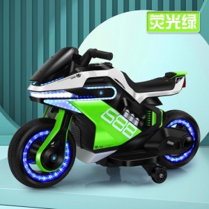 儿童电动摩托车可坐人男孩女孩遥控充电三轮玩具电瓶车