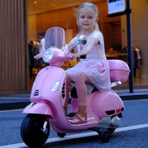 新款大尺寸12V电池操作两轮儿童电动摩托车三轮摩托车