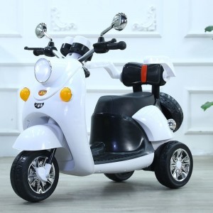 电动玩具车儿童电动车三轮木兰摩托车充遥控大电瓶音乐早教可坐