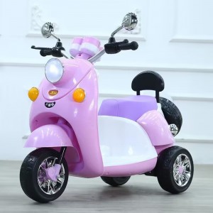 电动玩具车儿童电动车三轮木兰摩托车充遥控大电瓶音乐早教可坐