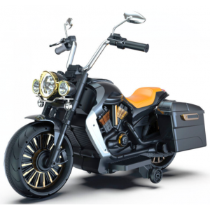 复古三轮电动摩托车 儿童电动玩具车 儿童电动摩托车