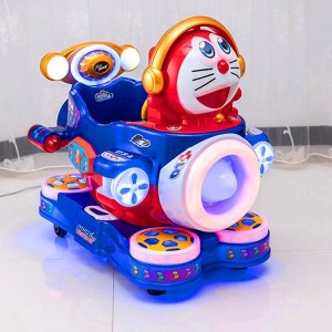 扫码新款儿童电动投币摇摇车雷霆飞机MP3叮当飞机摇摆机共享摇摇