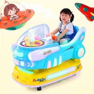 儿童电动投币新款时光战机摇摇车商用MP3音乐摇摆机厂家直供