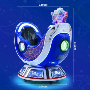 新款太空飞车儿童投币4D互动模拟旋转升降游艺机小孩电动玩具