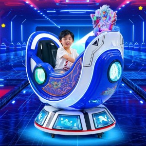 新款太空飞车儿童投币4D互动模拟旋转升降游艺机小孩电动玩具