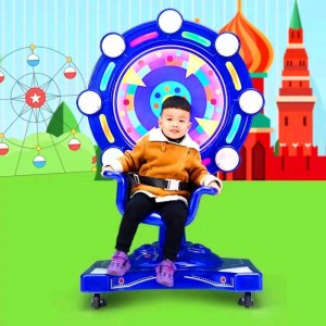 新款太空飞车儿童投币4D互动模拟旋转升降游艺机小孩电动玩具
