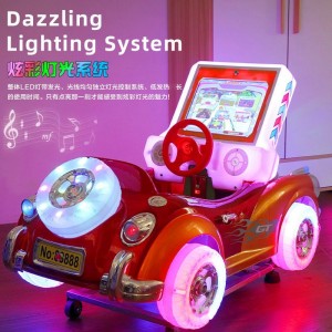 新款儿童电动投币3D老爷车摇摆机商用MP5摇摇车扫码共享摇摇