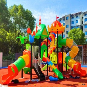 Kindergarten slide outdoor children&#039;s play equipment climbing frame combination large Little Doctor play slide swing