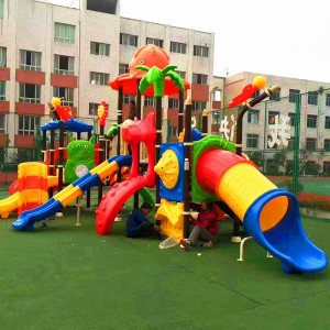 厂家直供幼儿园组合滑梯大型户外小区儿童塑料小博士滑滑梯定制