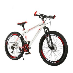 山地赛车自行车 禧马诺变速双碟刹减震21速26/24寸公路赛车自行车