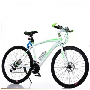 新款公路自行车 21速双碟刹赛车自行车 700C学生男女式公路车