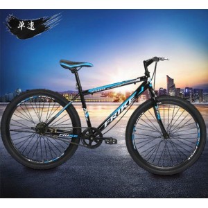 山地车26自行车碟刹赛车越野车学生车成人变速车减震碟刹车