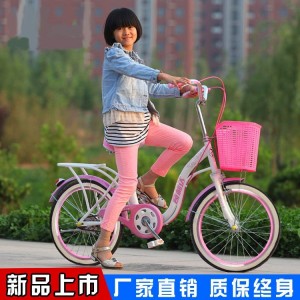 学生轻便自行车 淑女公主儿童车单车折叠儿童自行车16寸20寸12寸