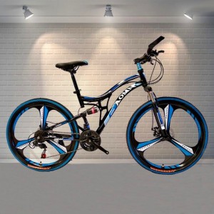 减震山地自行车26寸21速双碟刹学生骑行bicycle