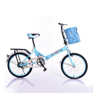 折叠自行车男女款减震轻便自行车 折叠山地车20寸儿童自行车