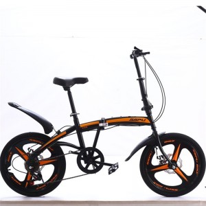 20寸折叠自行车6变速山地车成人赛车汽车4S店礼品单车可指定LOGO