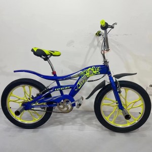 成人bmx自行车赛车车架20英寸自由式街道自行车 带合金轮圈强叉彩色波