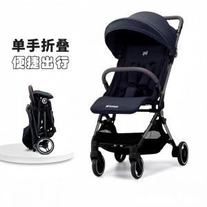 婴儿推车可坐可躺轻便一件折叠便携式高景观婴儿车四轮推车