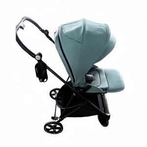 婴儿推车可坐可躺轻便一件折叠便携式高景观婴儿车四轮推车