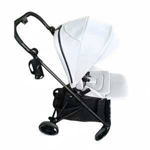 婴儿推车可坐可躺轻便一件折叠便携式高景观婴儿车四轮推车