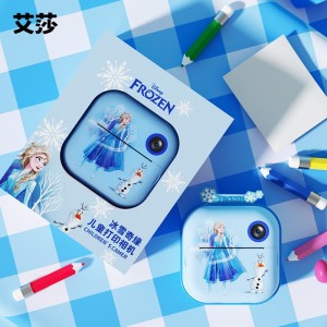 迪士尼高清儿童方块打印相机 儿童拍立得彩纸打印迷你照相机