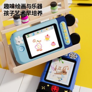 I9迪士尼 早教玩具180翻转拍照录像迷你相机益智儿童触屏智能手机