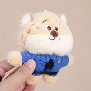 新品迪士尼疯狂动物成朱迪尼克毛绒玩具娃娃公仔钥匙扣挂件小玩偶