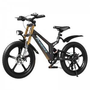 凤凰儿童自行车6-15岁男女孩镁合金软尾学生减震山地脚踏车山地车