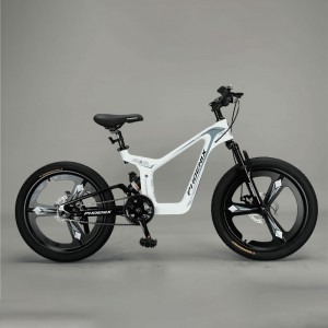 凤凰儿童自行车中大童男孩女孩镁合金软尾减震学生山地脚踏变速