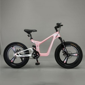 凤凰儿童自行车中大童男孩女孩镁合金软尾减震学生山地脚踏变速