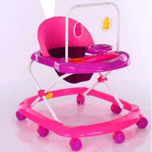 婴儿学步车防侧翻宝宝助步车可折叠宝宝学步车