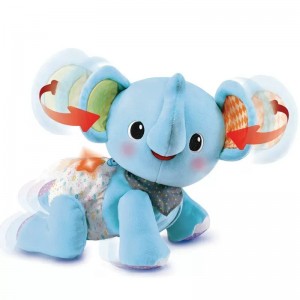 VTech伟易达学爬小象 婴儿引导爬娃玩具学爬行神器电动爬爬象