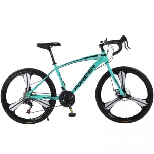 上海永久牌700C公路车自行车赛车变速碟刹男女学生破风弯把的单车