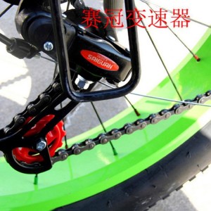 新款20寸26寸雪地自行车 沙滩山地变速自行车21速 双碟刹减震款