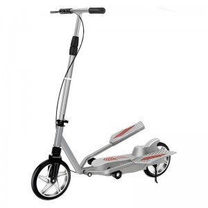 成人踏板车代步滑板车双翼脚踏车折叠两轮自行车校园上班脚 踩踏板