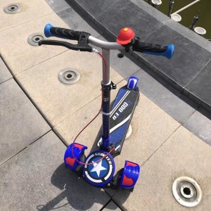 New large kids scooter big kid scooter three four wheel adult scooter foldable