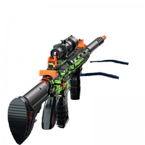 软弹手动连发可发射抖音同款吃鸡冲锋机关枪突击抢儿童玩具枪