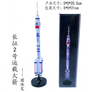 火箭模型摆件飞船神舟天宫航天飞机长征二号五号玩具表演道具