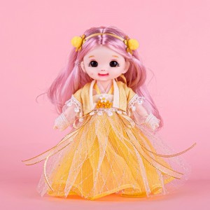 17厘米公仔玩具萌趣洋娃娃换装服饰衣服女孩礼物