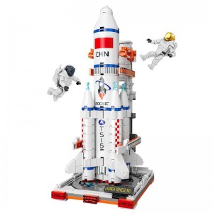 XJ9991兼容乐高积木宇宙飞船航天中心飞机系列火箭6拼装男孩