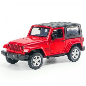 合金汽车模型摆件儿童仿真回力玩具车澄海玩具JEEP吉普牧马人