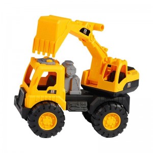 儿童大号仿真车模型翻斗搅拌起吊挖掘惯性工程车玩具套装