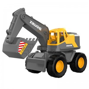 儿童惯性工程车沙滩车玩具挖掘机推土机装卸车模型沙滩玩具